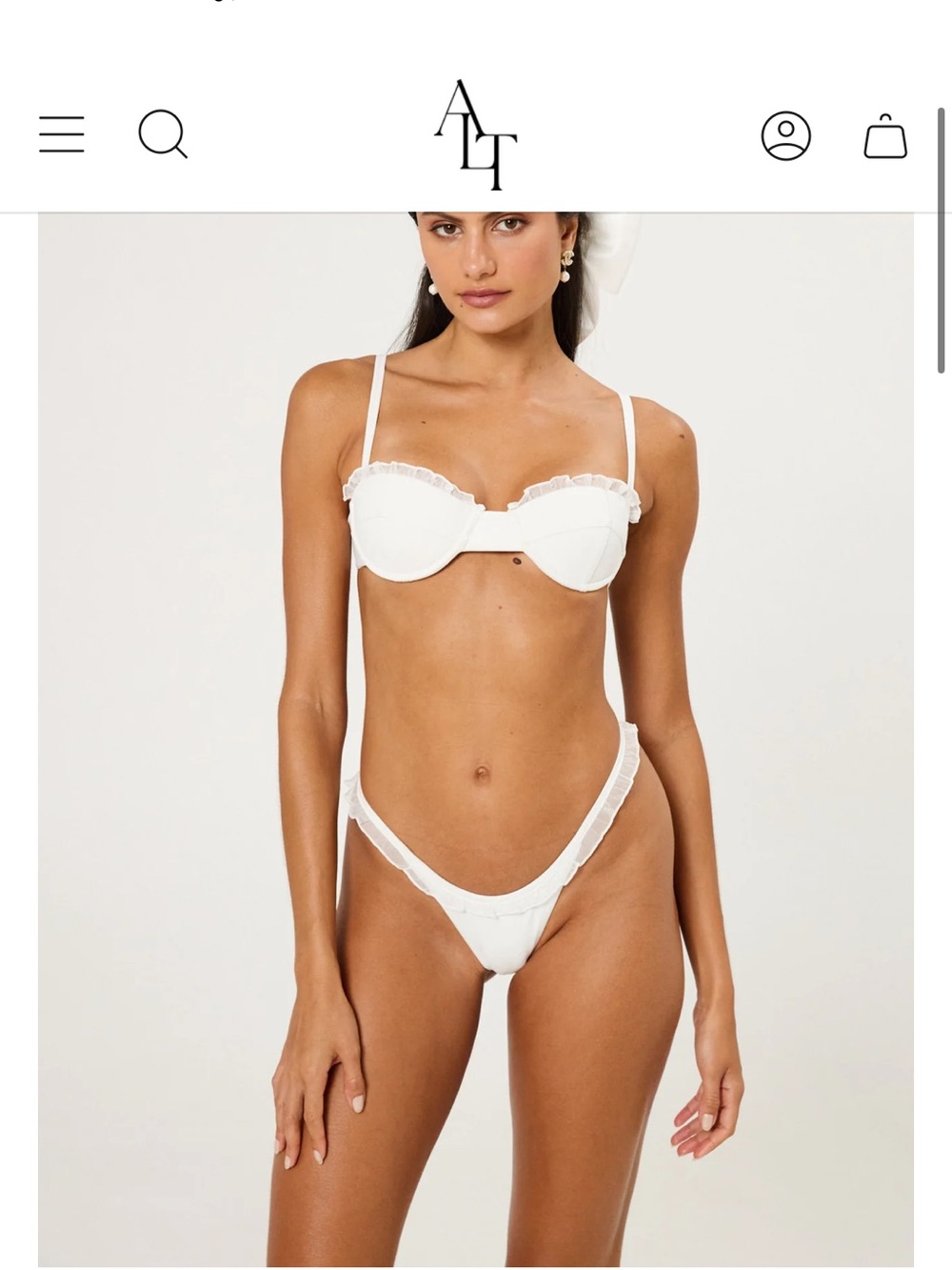 ALT Swim Ruffle bikini set